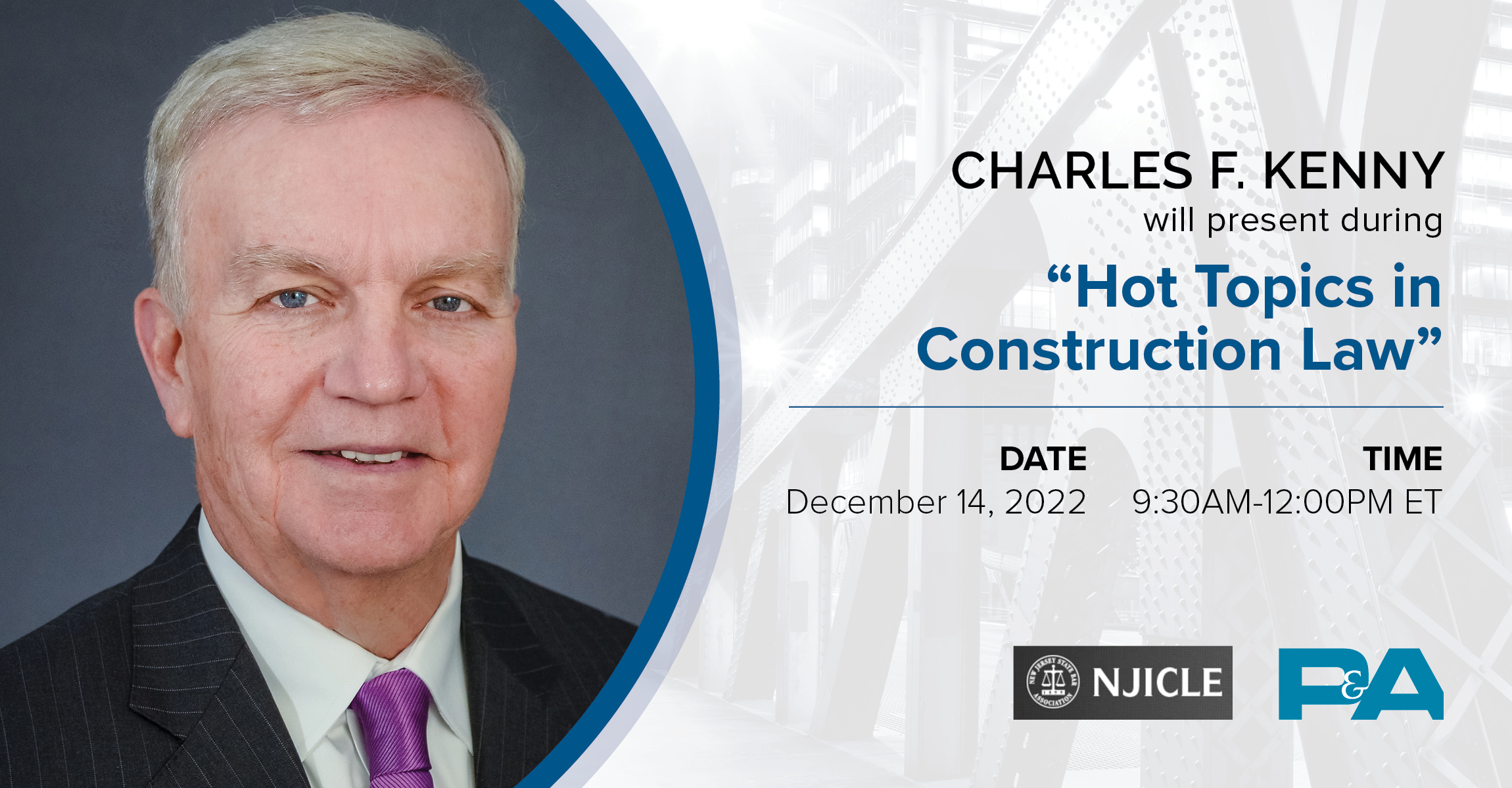 Hot Topics in Construction Law NJICLE Peckar & Abramson, P.C.